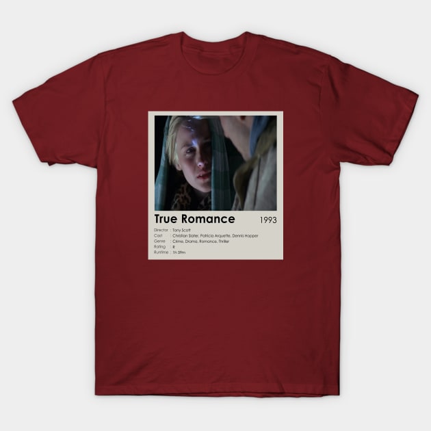 True Romance Movie Best Scene T-Shirt by OlkiaArt